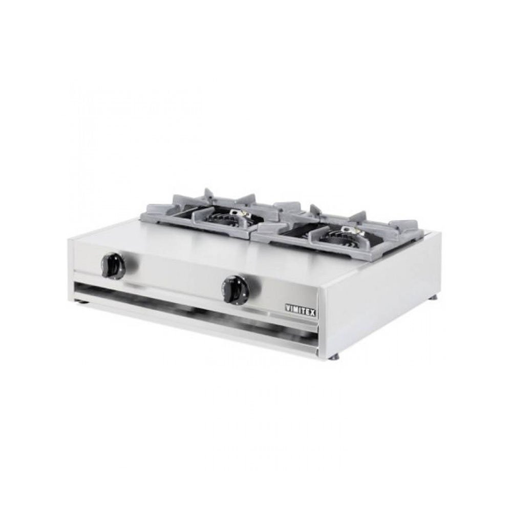 Επιτραπέζια Εστία Αερίου 302A-Power Με 2 Εστίες Vimitex