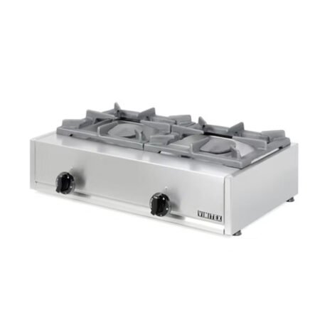 Επιτραπέζια Εστία Αερίου 202K Eurochef Με 2 Εστίες Vimitex