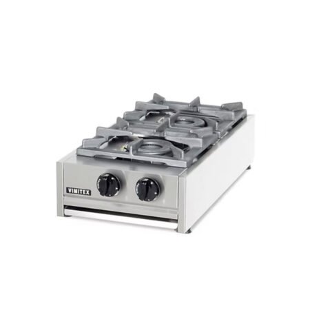 Επιτραπέζια Εστία Αερίου 202M Eurochef Με 2 Εστίες Vimitex