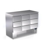 Ψυγείο Πάγκος Συντήρηση Ψαριών 141×70×110cm 9 Συρτάρια TP-149-AR ArtSteel
