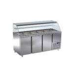 Ψυχόμενη Βιτρίνα Σαλατών 141×70×125cm 3 Πόρτες VR-187-ER ArtSteel