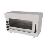 Ανοξείδωτη Σαλαμάνδρα Υγραερίου Atalay 96×43×60cm Με 4 Καυστήρες ASM-4G