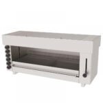 Ανοξείδωτη Σαλαμάνδρα Υγραερίου Atalay 129,5×43×60cm Με 6 Καυστήρες ASM-6G