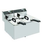 Φριτέζα Ανοξείδωτη XDome 56×41×31,5cm Διπλή ( 4+7Lt), Επιτραπέζια XDF47L/XDFJ47L