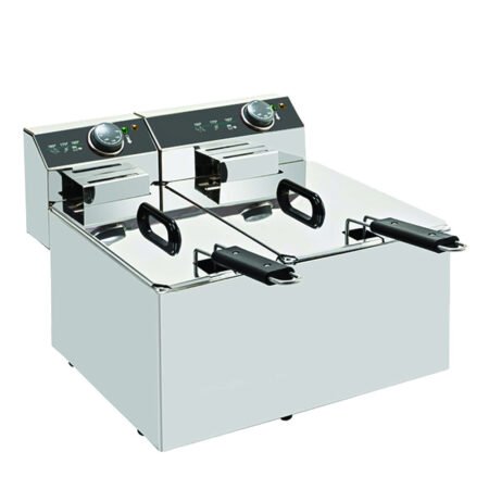 Φριτέζα Ανοξείδωτη XDome 56×41×31,5cm Διπλή ( 4+7Lt), Επιτραπέζια XDF47L/XDFJ47L