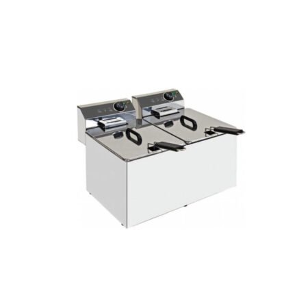 Φριτέζα Ανοξείδωτη XDome 56×41×37cm Διπλή (7+7Lt), Επιτραπέζια XDF77L/XDFJ77L