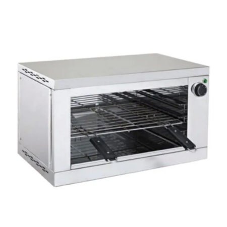 Ανοξείδωτη Σαλαμάνδρα Ηλεκτρική XDome Πορτογαλίας 60×36×35,5cm Με Πιάστρες XDSL 450I