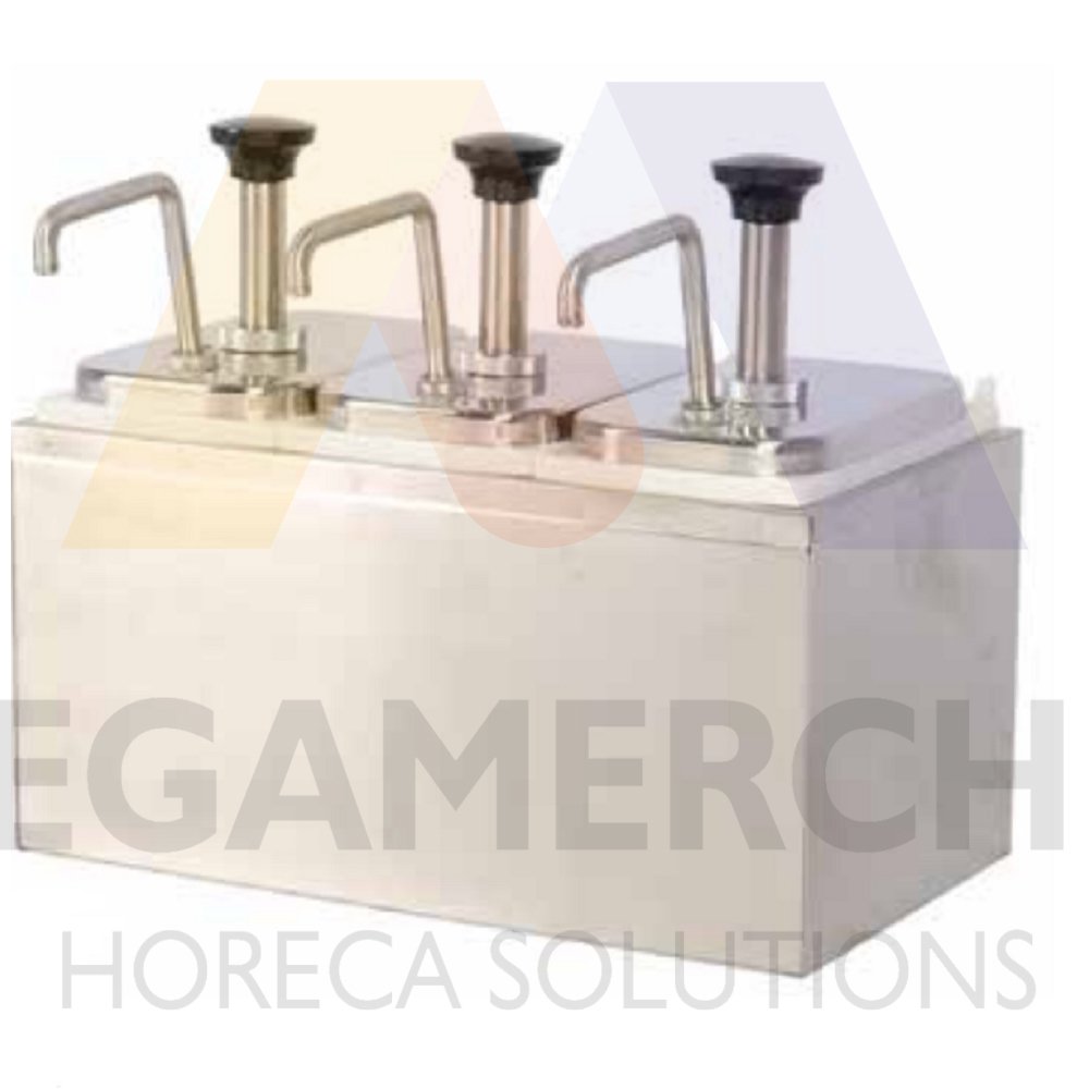 Επιτραπέζιος Διανεμητής Τροφών & Σαλτσών Karamco 35,7X26,5X31,5cm Τριπλό NHD-230