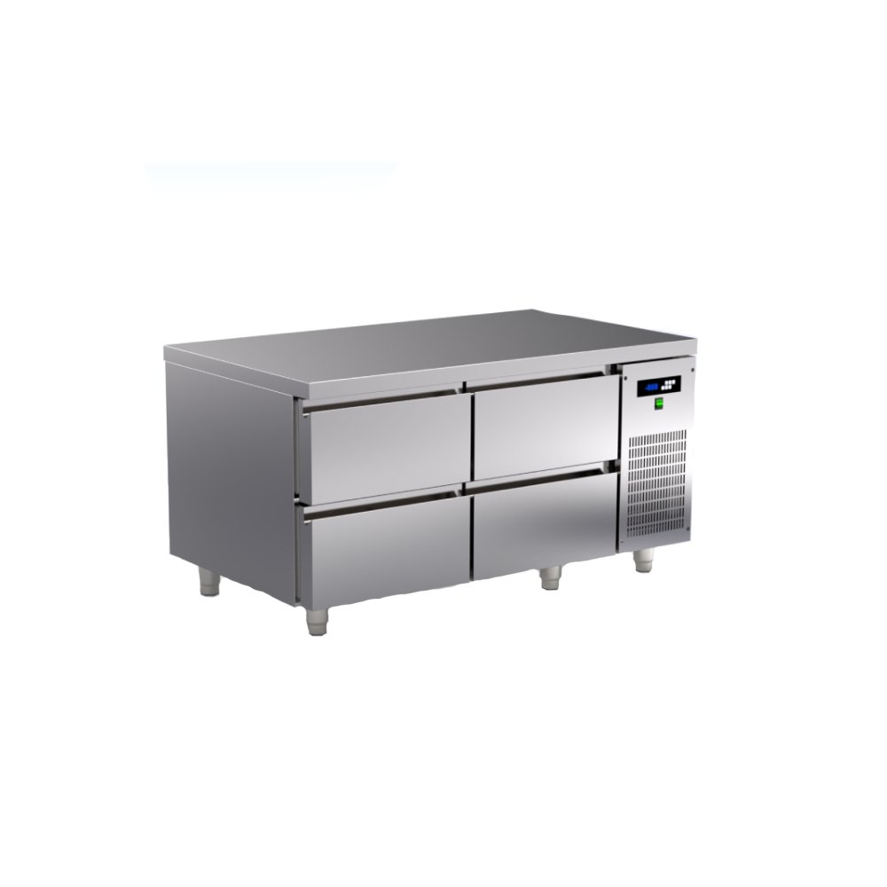 Ψυγείο Πάγκος Συντήρησης Low Counters 120×70×68cm 4 Συρτάρια TR-127-LR Artsteel