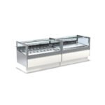 Βιτρίνα Παγωτού Ice Cream Line 125×100×125cm Για 12 Μπασίνες QU-121-3 Artsteel