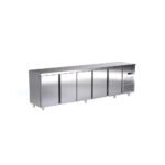Ψυγείο Πάγκος Συντήρησης Gastroline 282×70×87cm, Με 5 Πόρτες TR-287-GR Artsteel