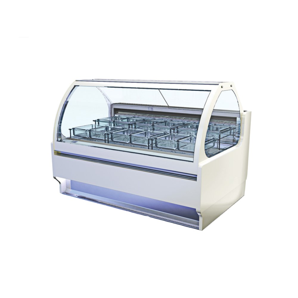 Βιτρίνα Παγωτού Ice Cream Line 230×120×130cm Για 24 Μπασίνες RT-234-9 Artsteel