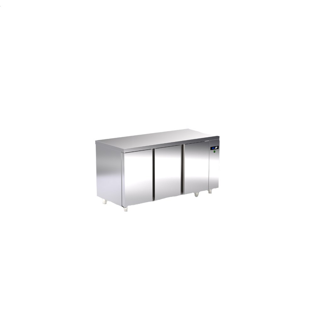 Ψυγείο Πάγκος Συντήρησης Barline 179×60×87cm, Με 3 Πόρτες, Χωρίς Μηχανή TR-166-3 Artsteel