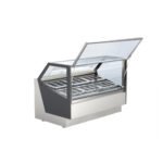 Βιτρίνα Παγωτού Ice Cream Line 125×116×135cm Για 12 Μπασίνες SV-102-V Artsteel