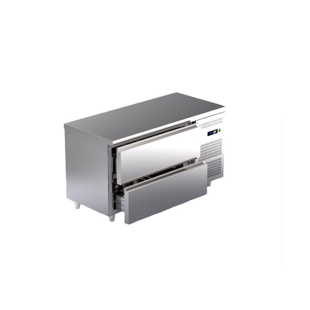 Ψυγείο Πάγκος Συντήρησης Gastroline 154×70×87cm Με 2 Συρτάρια TR-152-2R Artsteel
