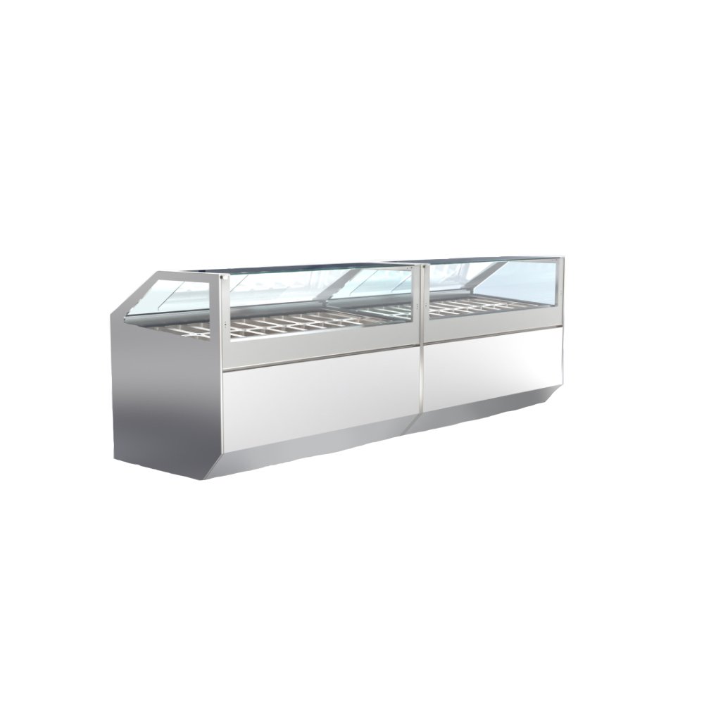 Βιτρίνα Συντήρησης Pastry Showcases 230×100×126cm VZ-190-1 Artsteel