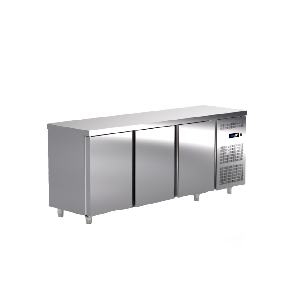 Ψυγείο Πάγκος Συντήρησης Bakerline 40×60, 208×80×87cm 3 Πόρτες TR-208-3R Artsteel