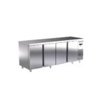 Ψυγείο Πάγκος Συντήρησης Slim Line 220×70×87cm Με Μηχανή Και 4 Πόρτες TR-217-GR Artsteel