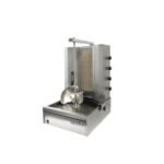 Μηχανή Γύρου Αερίου 50×50×94cm Με 4 Οριζόντιου Καυστήρες 904B Vimitex