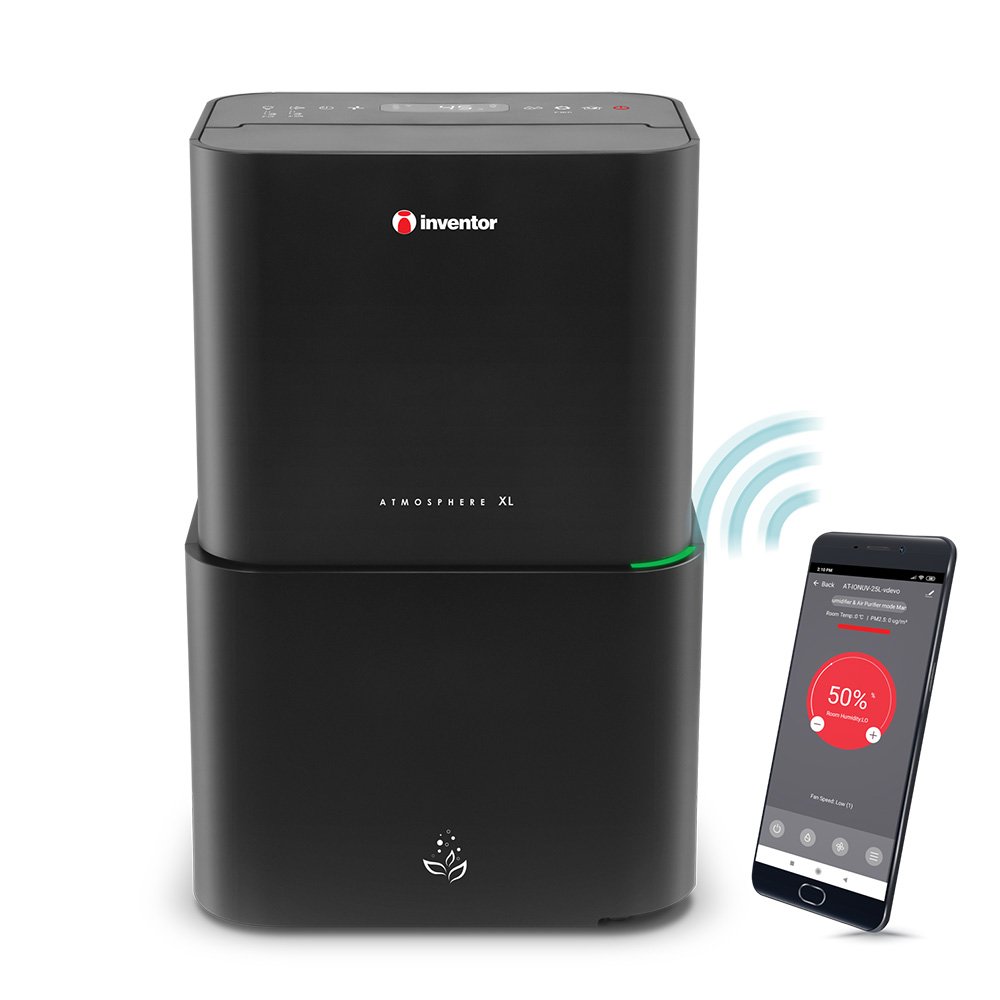 Αφυγραντήρας Και Αυτόνομος Καθαριστής Αέρα Atmosphere XL ΑΤ-IONUV-25L Inventor