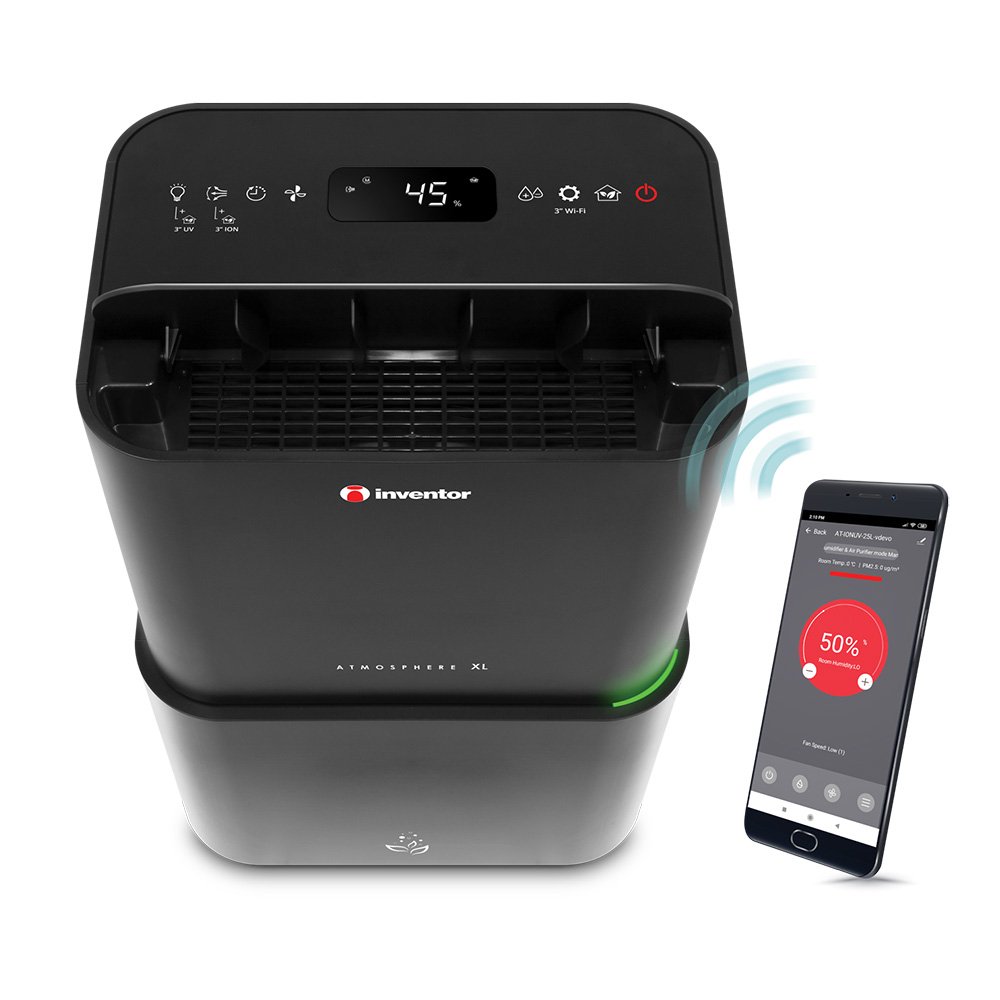 Αφυγραντήρας Και Αυτόνομος Καθαριστής Αέρα Atmosphere XL ΑΤ-IONUV-25L Inventor