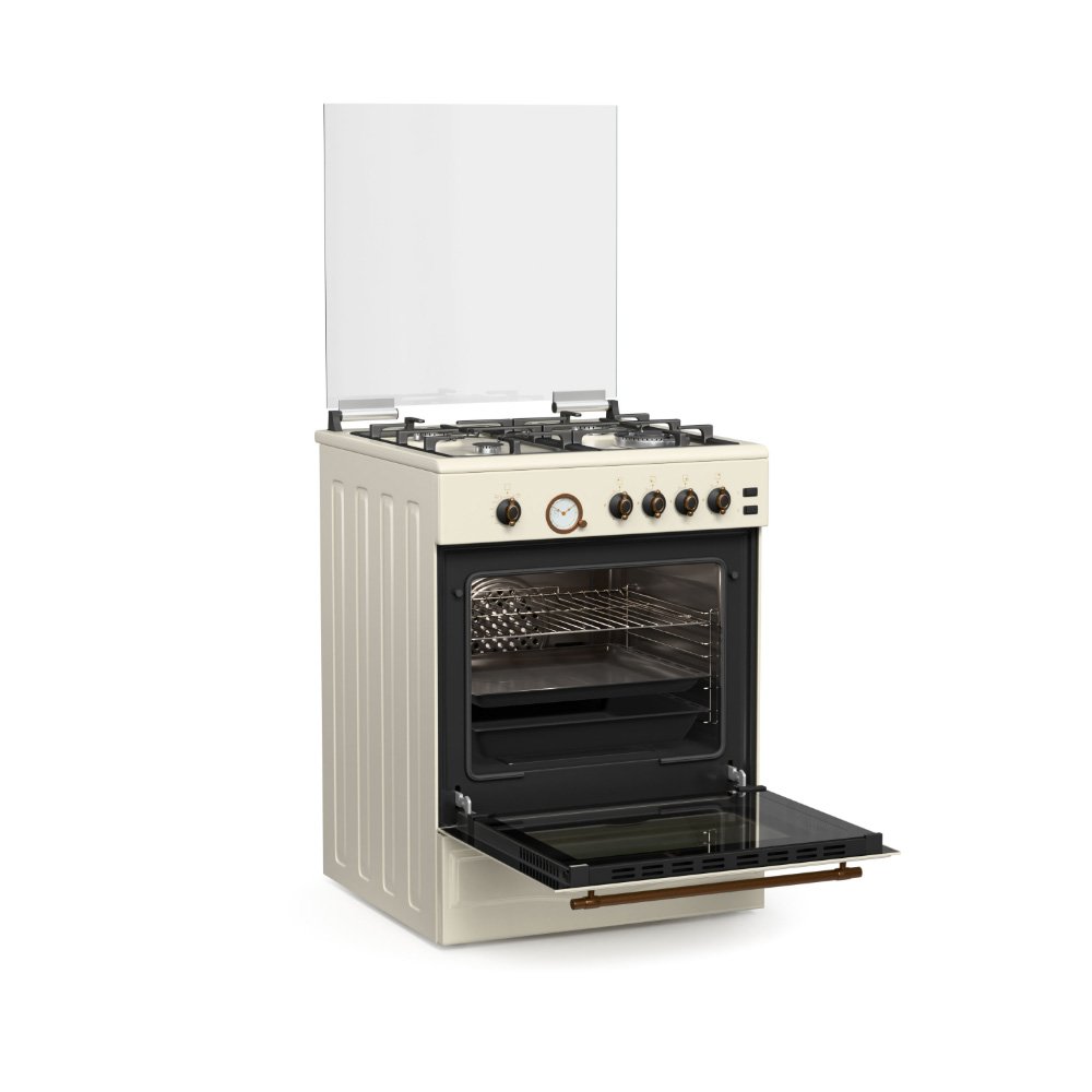 Κουζίνα Αερίου TGS 4111 RUSTIC BEIGE MULTIGAS Thermogatz 04.401.116