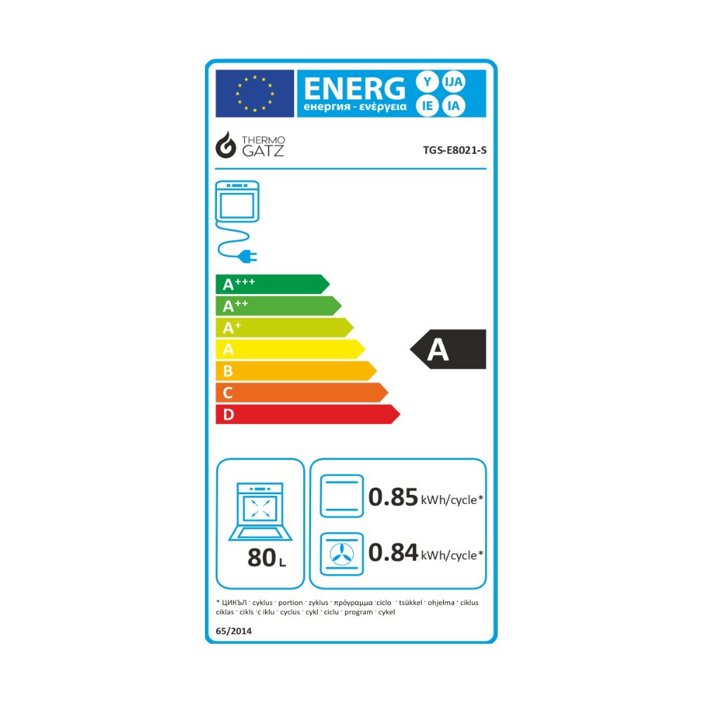 Κουζίνα Ηλεκτρική TGS E8021 S TURBO Thermogatz 04.402.057