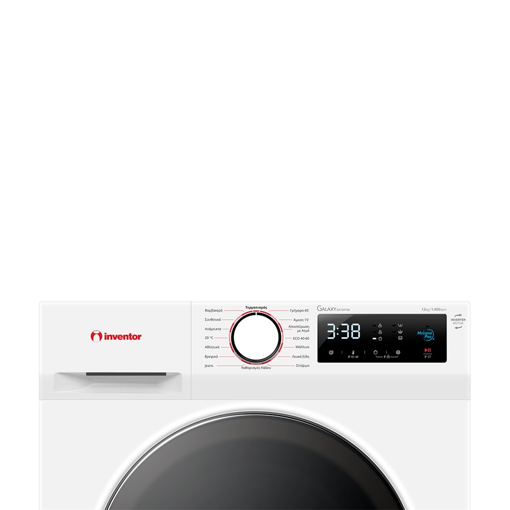 Πλυντήριο Ρούχων Inventor 12 Κιλών GX12014A