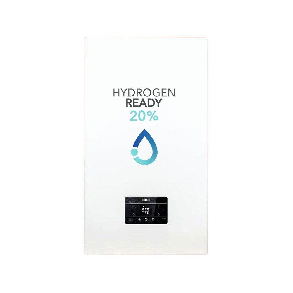Επιτοίχιος Λέβητας Αερίου Συμπύκνωσης Riello Start Hydrogen Ready 25 Kis