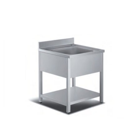 Λάντζα Ανοιχτή 140×70×87cm 1 Γούρνα LA-147-1R ArtSteel