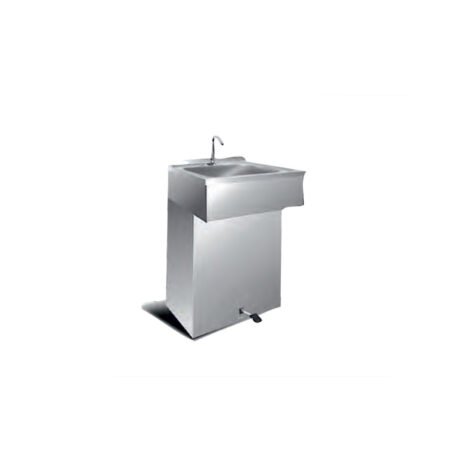 Λάντζα Κλειστή 50×35×86cm Ποδοκίνητη LV-053-0 ArtSteel