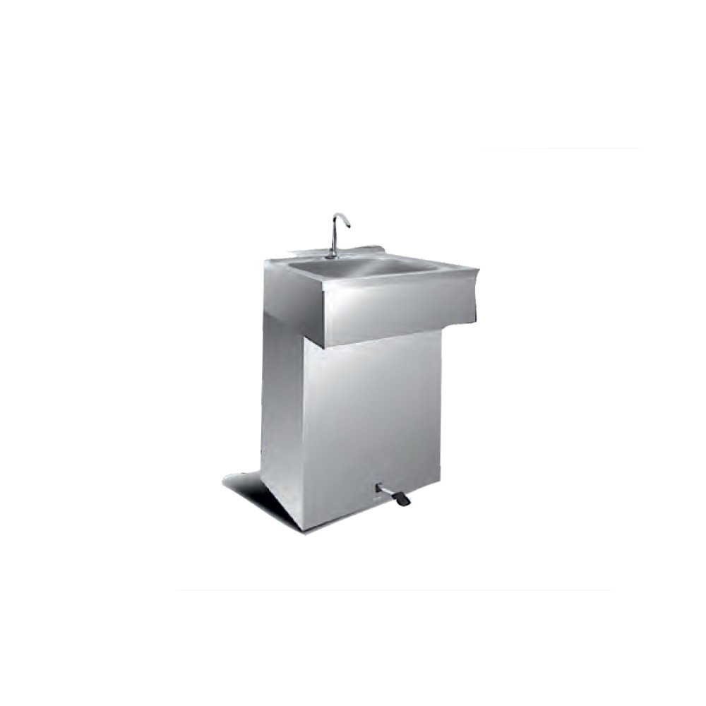 Λάντζα Κλειστή 50×35×86cm Ποδοκίνητη LV-053-0 ArtSteel