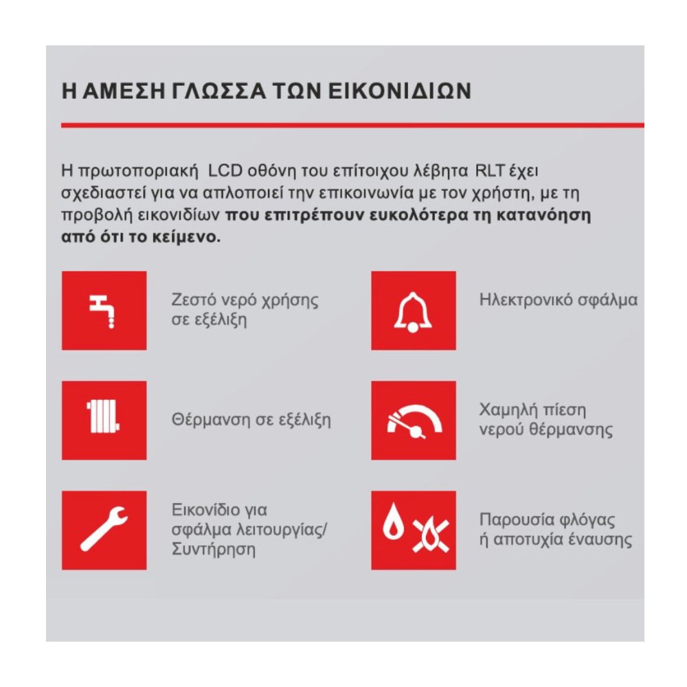 Επιτοίχιος Λέβητας Αερίου Συμπύκνωσης  Riello Start Hydrogen Ready 30 Kis