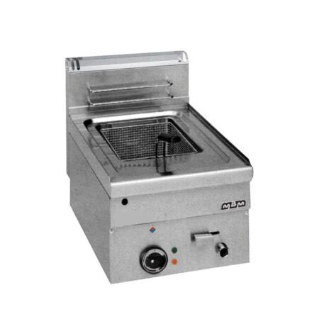 Φριτέζα Ανοξείδωτη ΜΒΜ Ιταλίας 40×60×27cm Μονή 8 Λίτρων Επιτραπέζια GF46