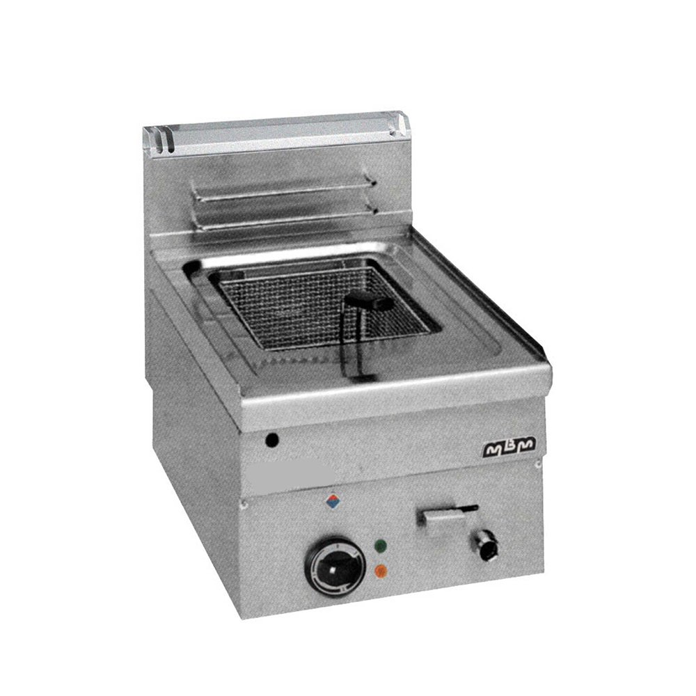 Φριτέζα Ανοξείδωτη ΜΒΜ Ιταλίας 40×60×27cm Μονή 10 Λίτρα Επιτραπέζια EF46    Φριτέζα μονή ηλεκτρική επιτραπέζια ΜΒΜ Ιταλίας