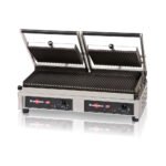 Τοστιέρα Krampouz Γαλλίας 64,6×28×22cm Ηλεκτρική, Διπλή, Ραβδωτή Πάνω Και Κάτω GECID5AO