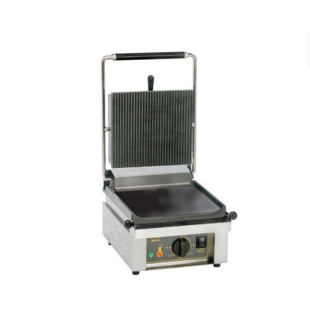 Τοστιέρα Επαγγελματική Savoye Μονή Ραβδωτή Πάνω Και Λεία Κάτω Roller Grill