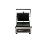 Τοστιέρα Krampouz Γαλλίας 32,6×28×22cm Ηλεκτρική, Μονή, Ραβδωτή Πάνω Και Κάτω GECID3AO