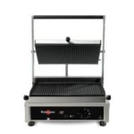 Τοστιέρα Krampouz Γαλλίας 41,6×28×22cm Ηλεκτρική, Μονή Μεγάλη, Ραβδωτή Πάνω Και Κάτω GECID4AO