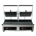 Τοστιέρα Krampouz Γαλλίας 64,6×28×22cm Ηλεκτρική, Διπλή, Ραβδωτή Πάνω Και Κάτω GECID5AO