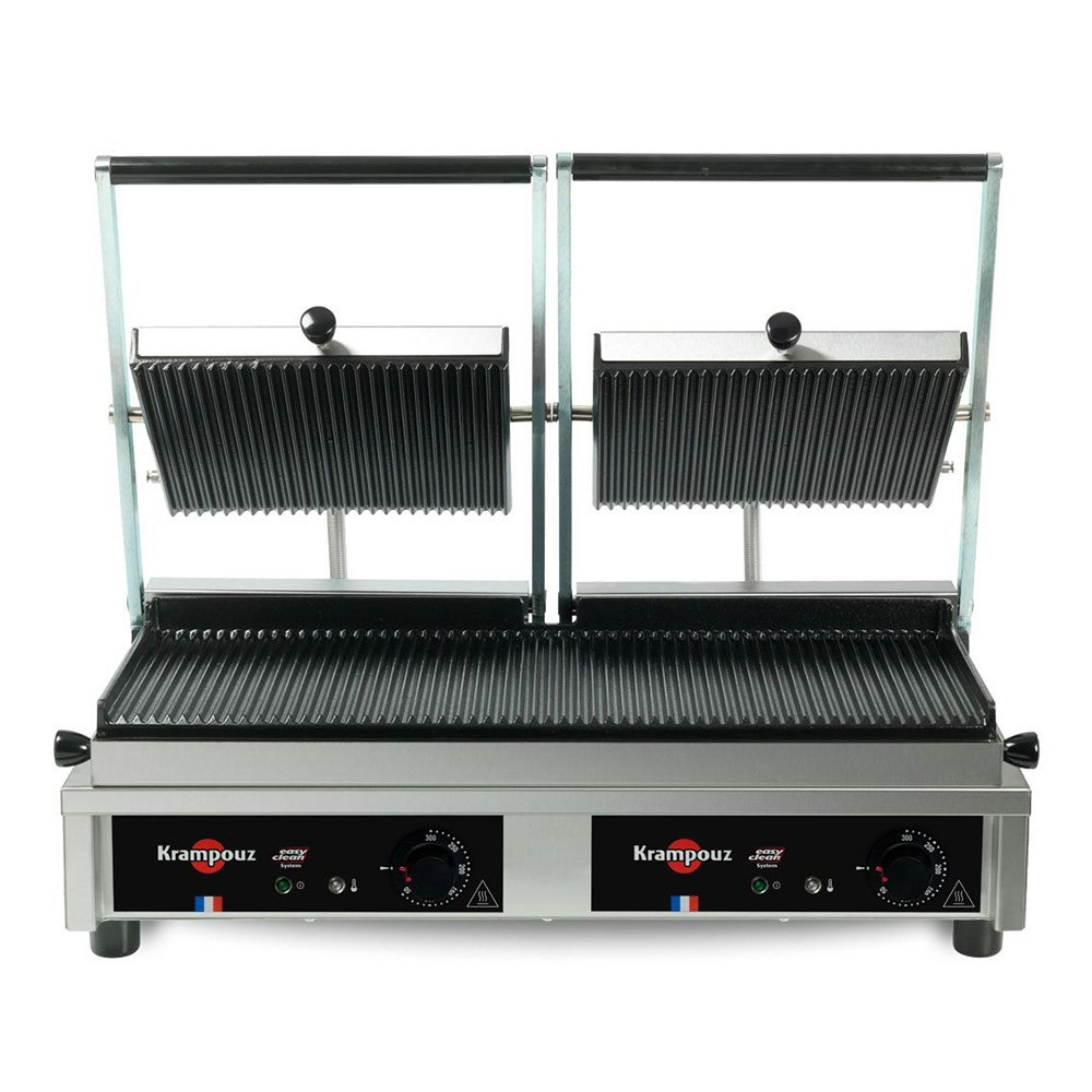 Τοστιέρα Krampouz Γαλλίας 64,6×28×22cm Ηλεκτρική, Διπλή, Ραβδωτή Πάνω Και Κάτω GECID5AO