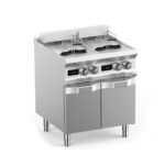 Φριτέζα Ανοξείδωτη ΜΒΜ Ιταλίας 70×73×85cm Διπλή (12+12Lt), Επιδαπέδια FRBE77AD