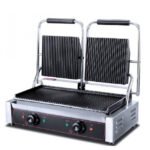 Τοστιέρα Επαγγελματική BN-813 Διπλή Ραβδωτή Krobe