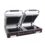 Τοστιέρα Karamco Μαύρη Κεραμική 70×48×17cm Ηλεκτρική, Διπλή, Λεία EC-2