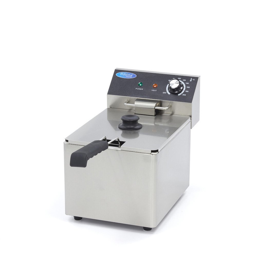 Φριτέζα Ανοξείδωτη Μονή (8Lt), Επιτραπέζια 09365215 Maxima