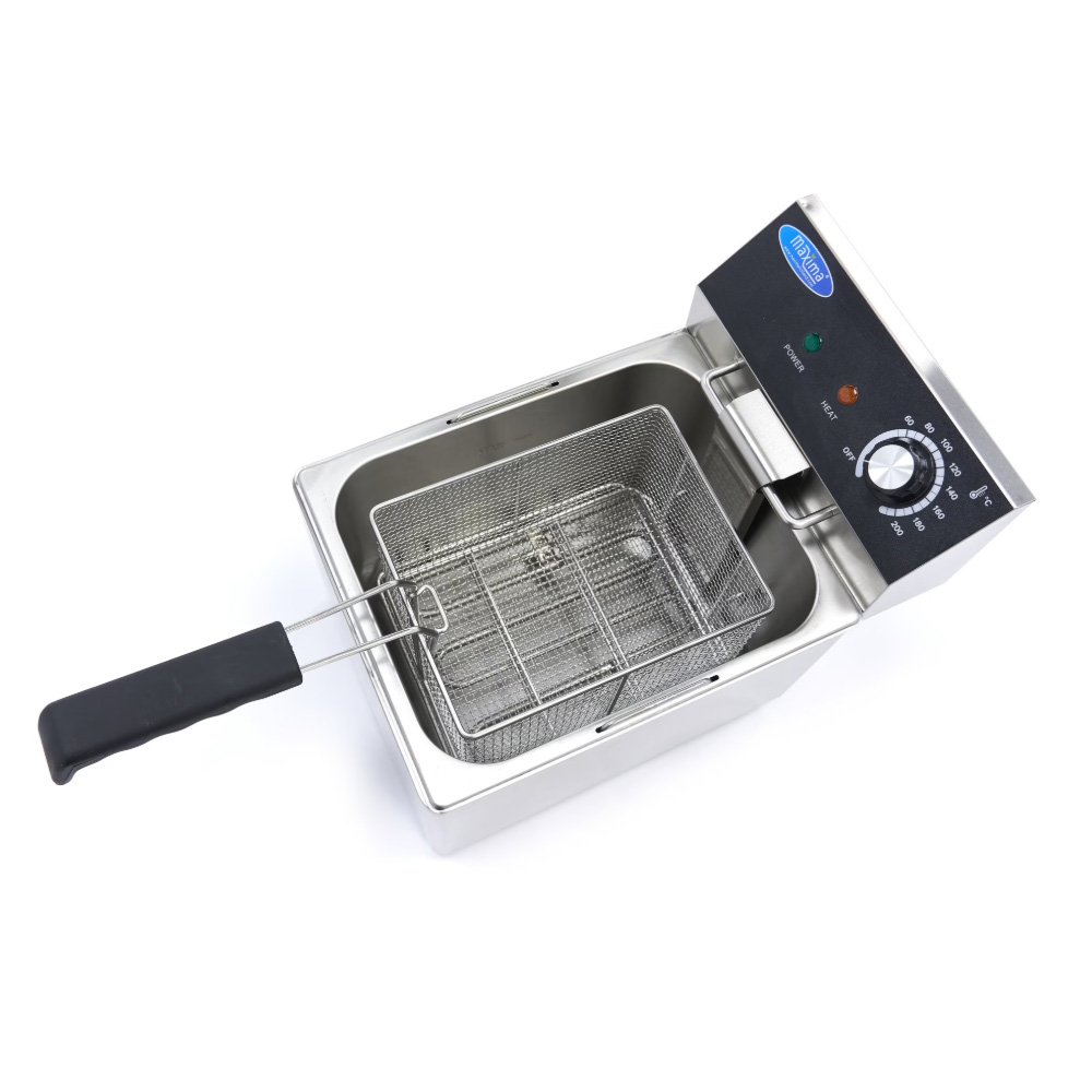 Φριτέζα Ανοξείδωτη Μονή (8Lt), Επιτραπέζια 09365215 Maxima