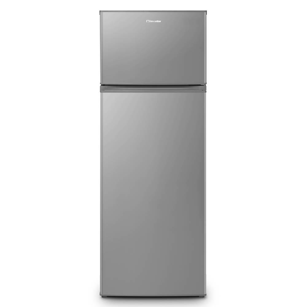 Ψυγείο Δίπορτο Inventor Ασημί 235Lt DP1590SE