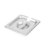 Καπάκι Gastro 1/6 Inox Με Εγκοπή 15-1160Ε