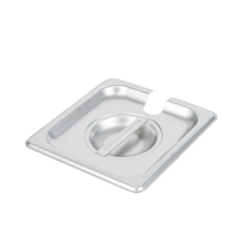 Καπάκι Gastro 1/6 Inox Με Εγκοπή 15-1160Ε