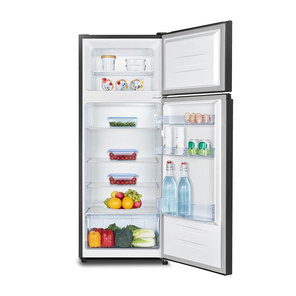 Ψυγείο Δίπορτο Inventor Μαύρος  206Lt DPB144B
